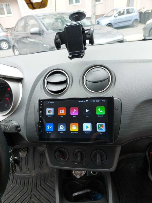 Navigatie Android Seat Ibiza 2009-2013 Waze YouTube USB casetofon