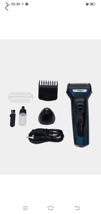 Trimmer,soqol va moʻylov olish mashinkasi elektr ustara GM 566,