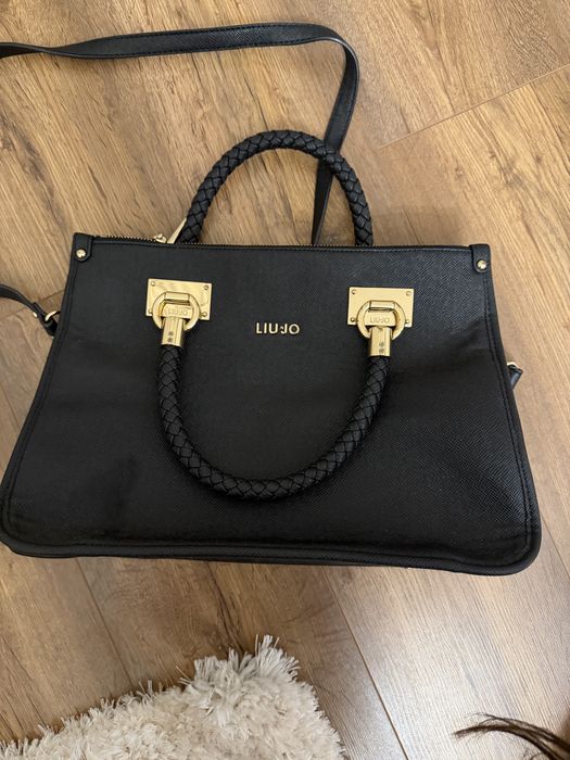 Черна чанта Liu Jo, голям размер