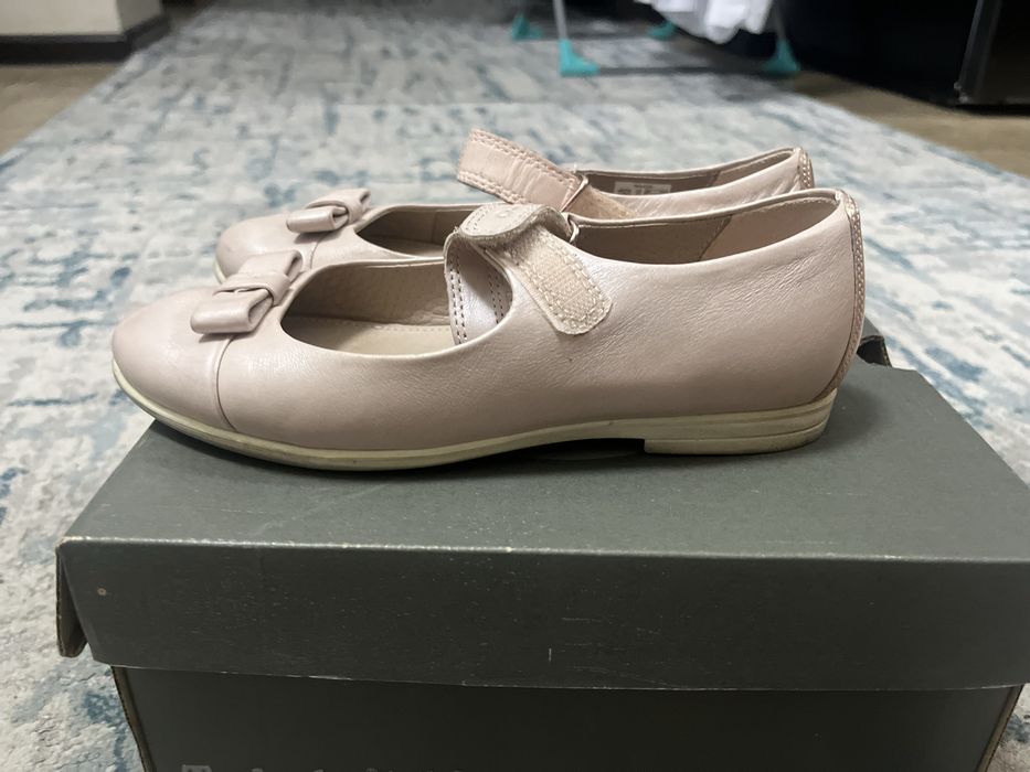 Ecco балетки(сменка) туфли кожаные