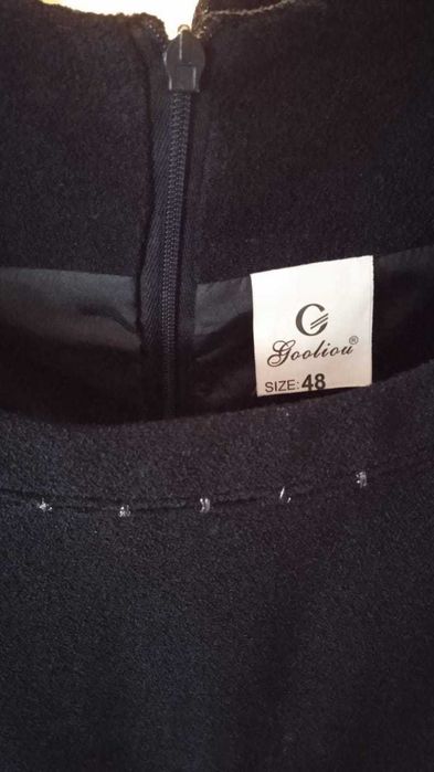 чёрное Платье-костюм