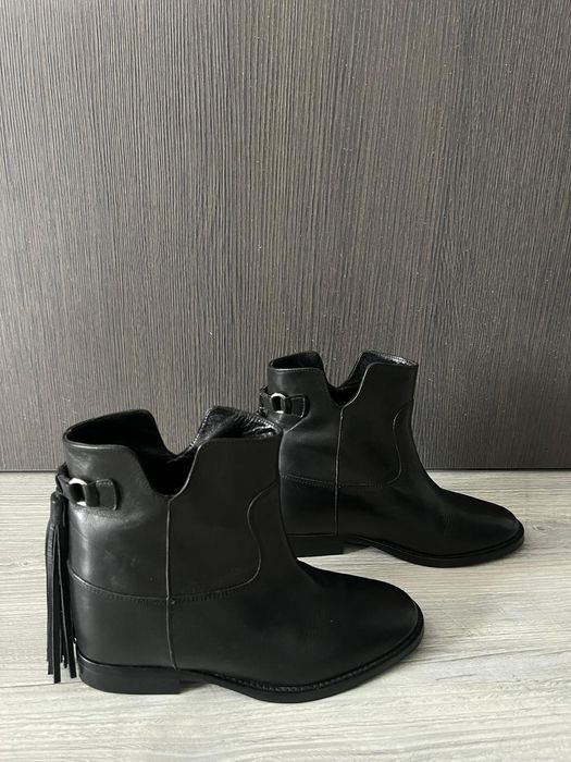 Botine din piele Les Trois Garcons