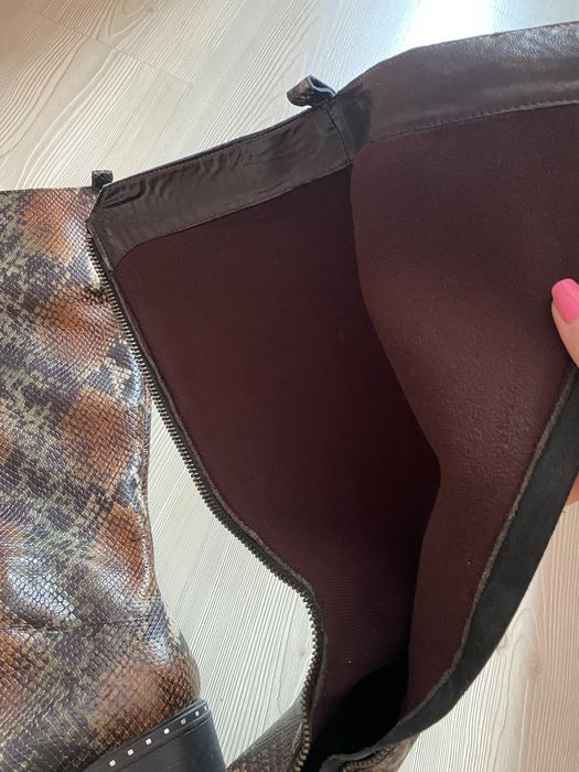 Дамски ботуши от естествена кожа- НОВИ