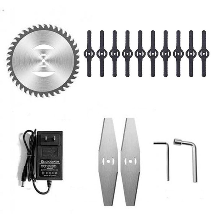 Акумулаторен Тример 36V 8Ah Косачка за Трева с 2бр батерии 12 подаръка