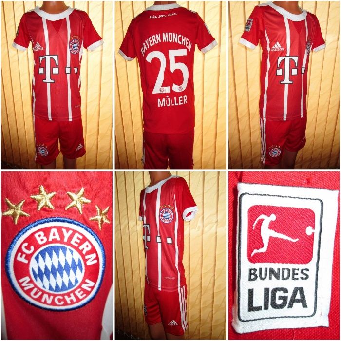 РЕТРО - Adidas Байерн М. Мюлер 25 - 116 и 176 размер