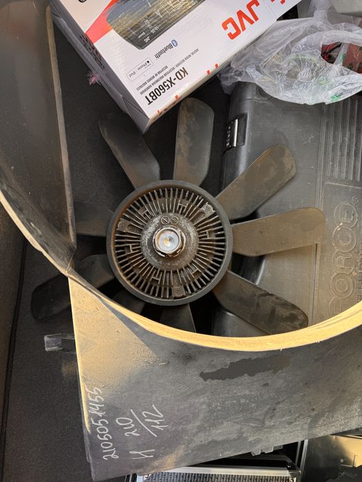 Диффузор вискомуфта w210