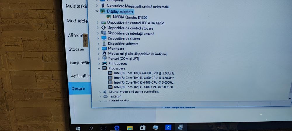 Unitate pc,intel 8100  gen.8 nvm256gb video 4 gb 8 gb ram gaming