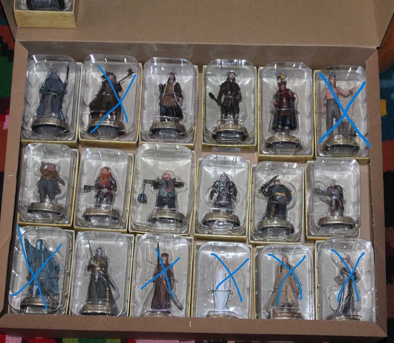 Figurine Eaglemoss - The Hobbit si Mythos zei - Deagostini