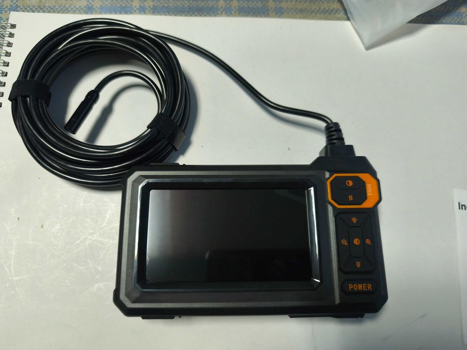 Camera endoscop industrial 5 m cu ecran lcd 11 cm