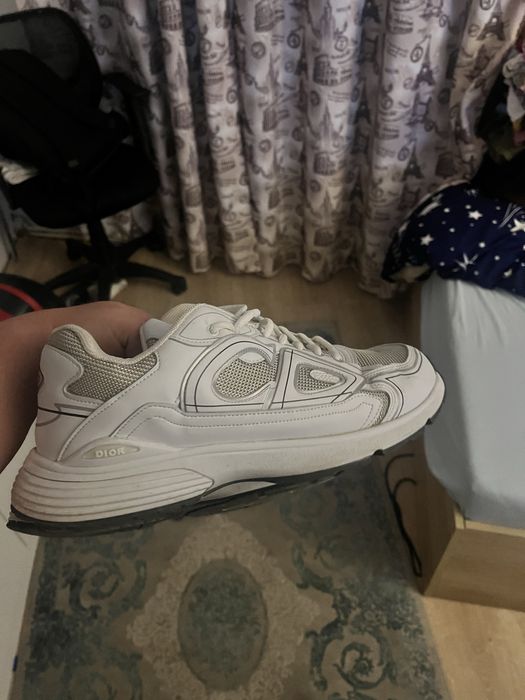 Pantofi sport Dior b30 albi