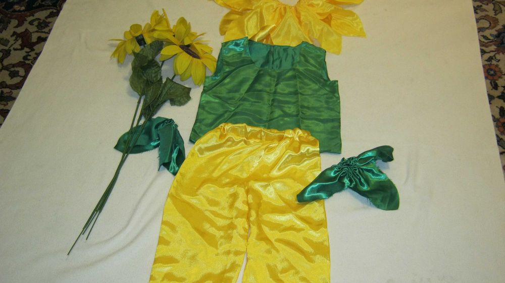 Costum carnaval copii,FLOAREA SOARELUI,110-115cm,vanzare