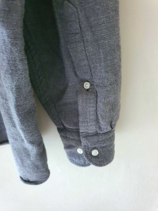 Tommy Hilfiger риза XL Regular Fit 100% памук сива, плътна материя