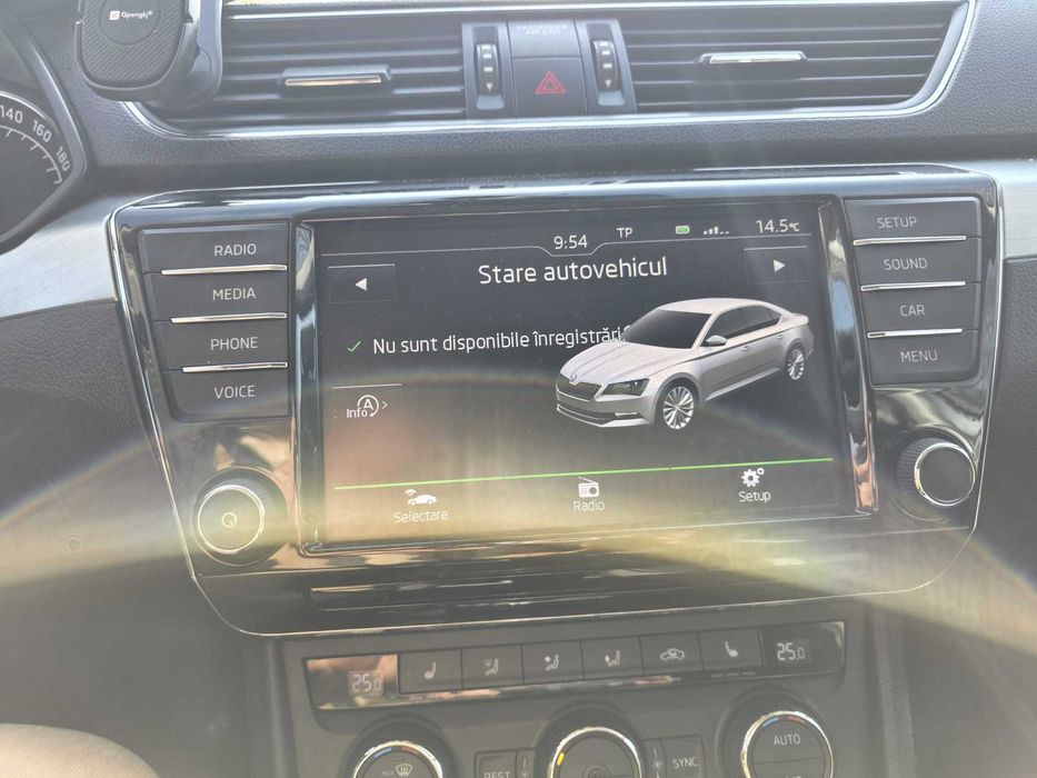 Navigatie originala Skoda Superb 3