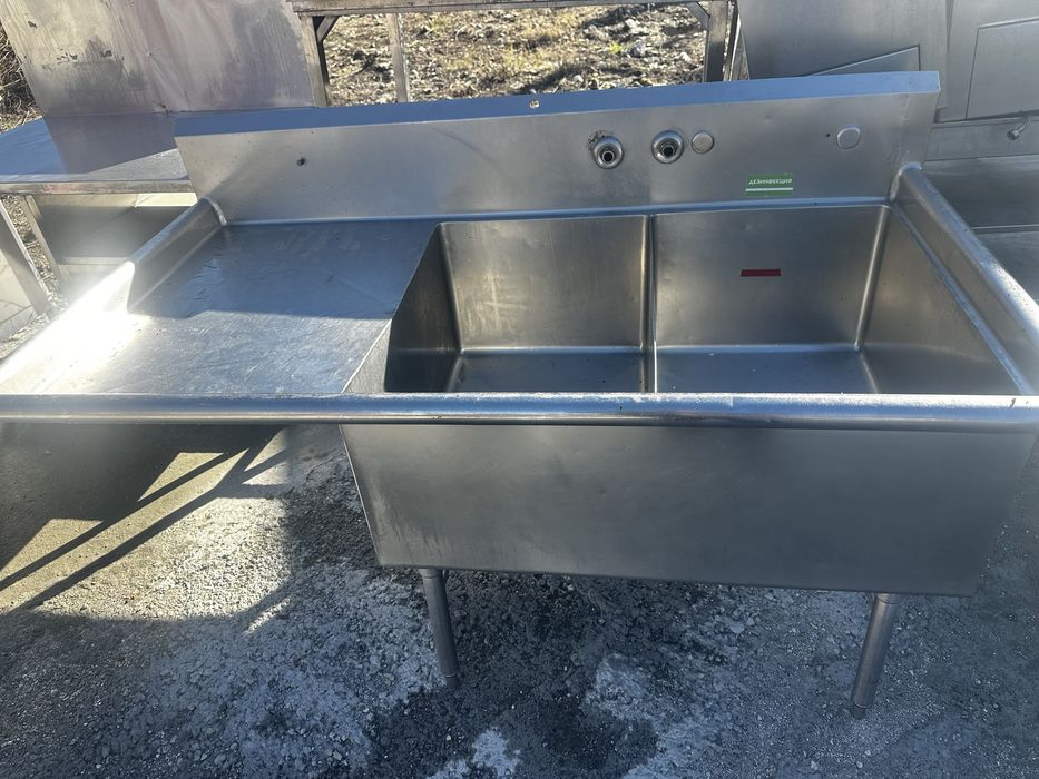 Професионални мивки алпака с две или 3 корита