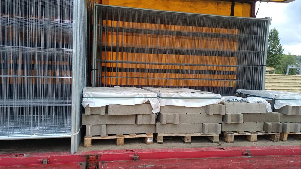 Gard mobil provizoriu imprejmuire santier, bariera