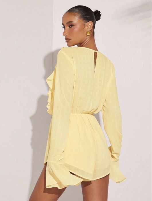 Жълт гащеризон Shein