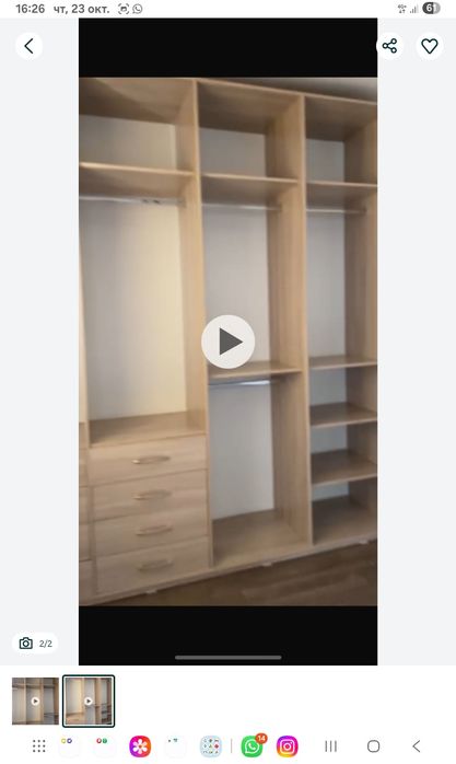 Шкаф продается для спальни вместительная очень