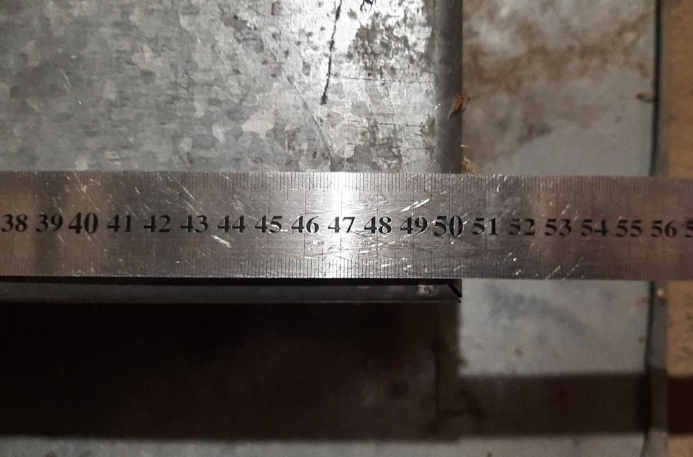 Капандура за покривен прозорец - поцинкована ламарина