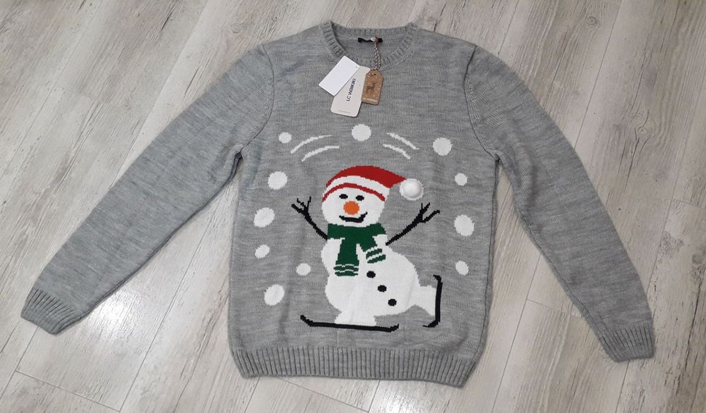 Нов мъжки КОЛЕДЕН пуловер, Lc Waikiki, р. М