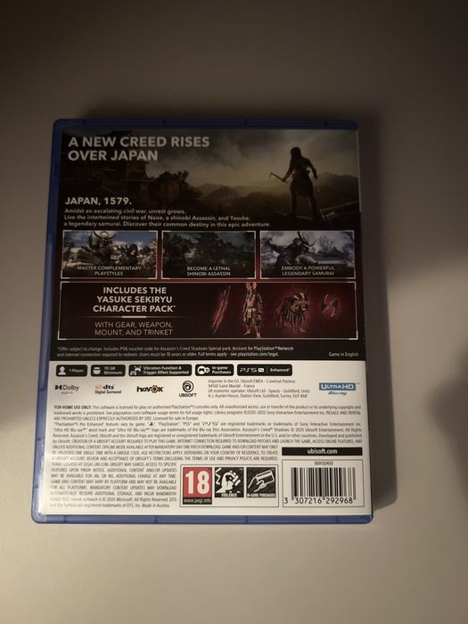 Assassin’s creed shadows ps5