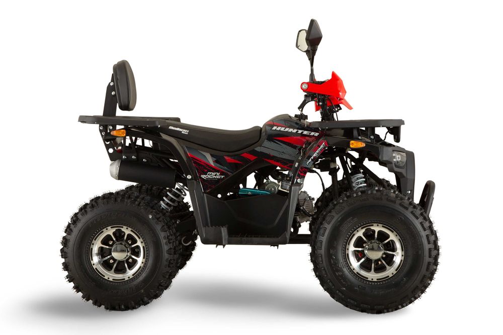 Atv 125cc Mini Rocket Hunter II Deluxe 8" automat 4T benzina rosu