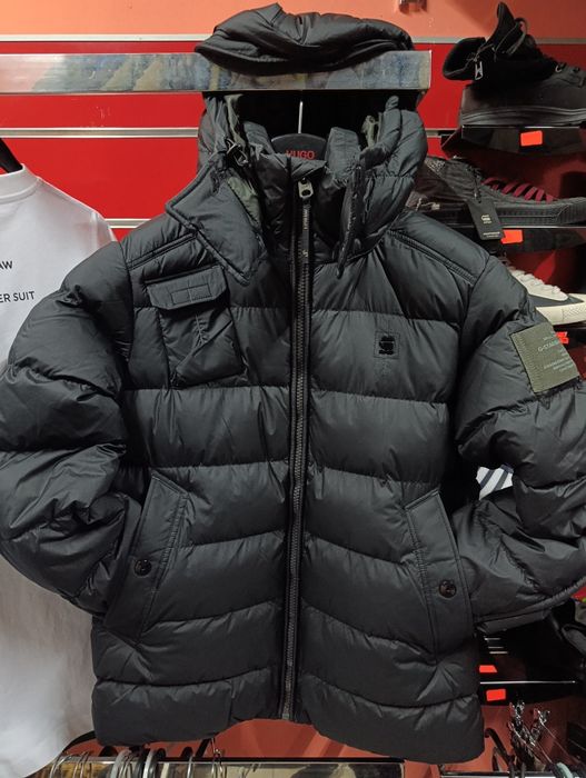 Водоустойчиво яке G-Star Raw G-Whistler S ,M ново мъжко черно с качулка