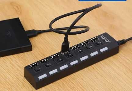 USB хъбове с 4 или 7 гнезда