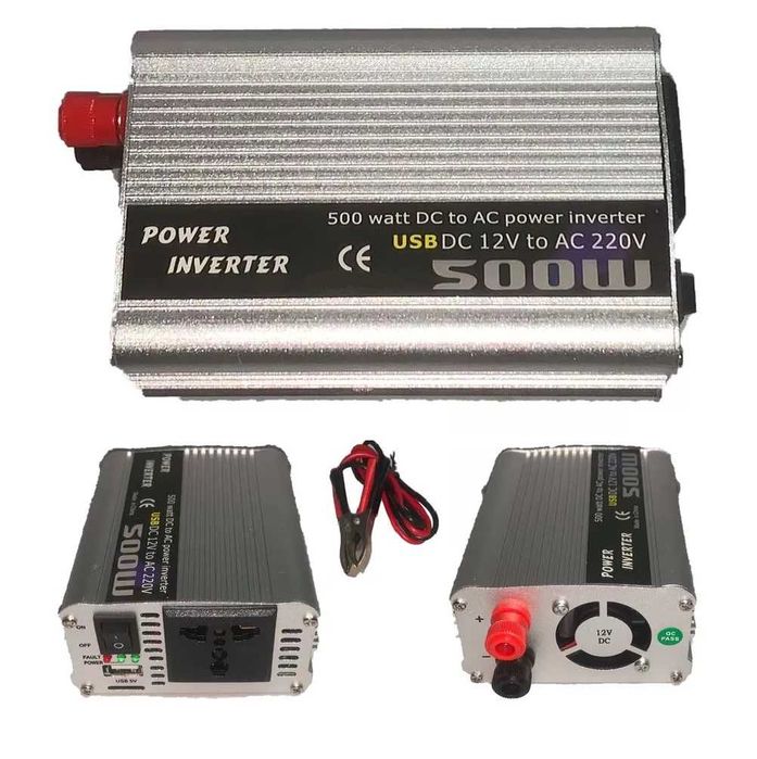 Invertor convertor auto 12v la 220V 500W, USB