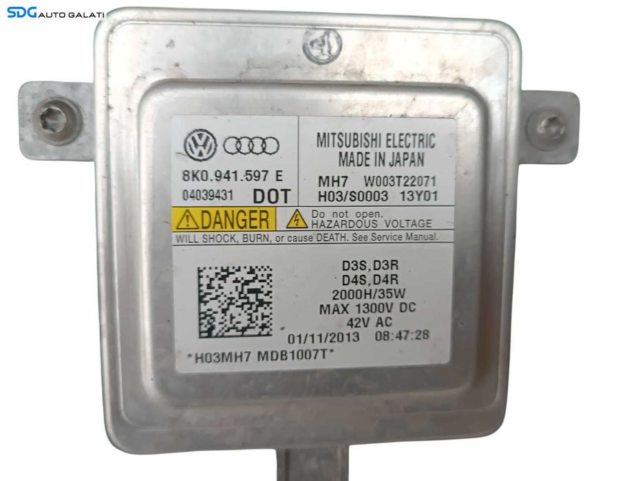 Far Stanga Led Xenon Cornering Echipat cu Modul Calculator Droser Volkswagen Touareg 7P 2010 - 2014 Cod 7P2941751 8K0941597E 8U0941329 [B4662]
