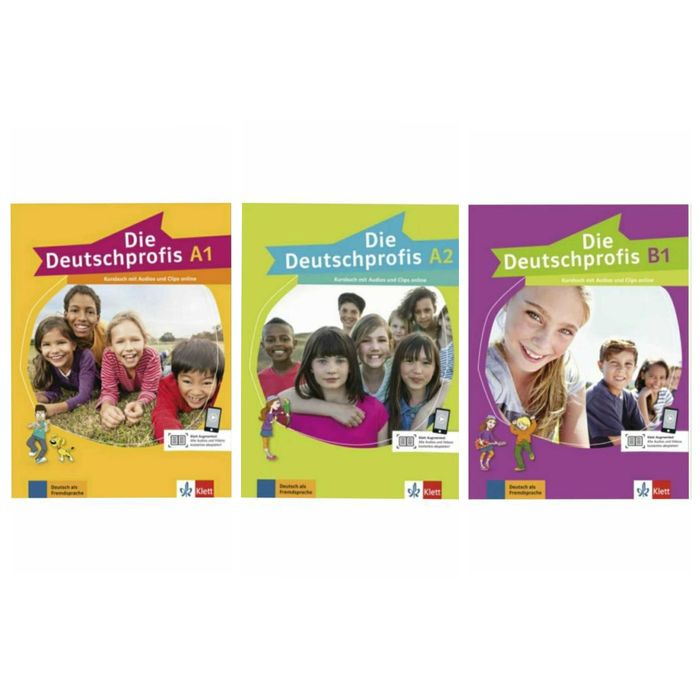 Доставка. Die Deutschprofis A1, A2, B1 kursbuch, ubungsbuch