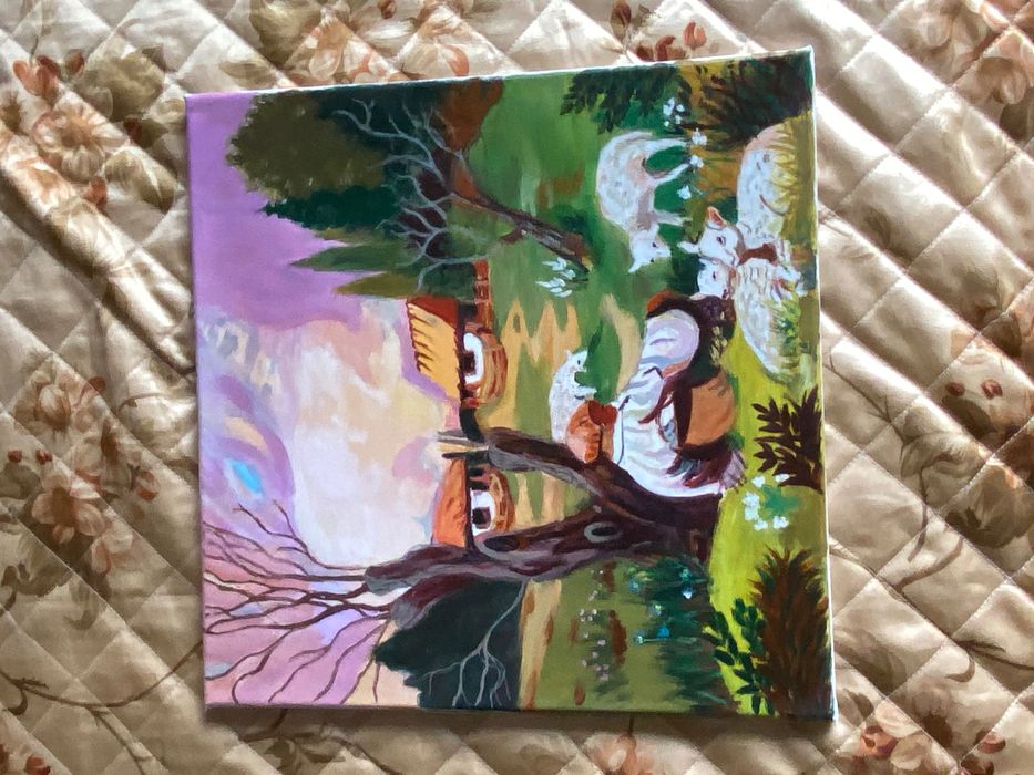 Ръчно изрисувани картини с маслени бои