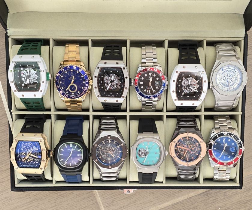 Чисто Нови Луксозни Часовници Rolex, Hublot, Patek Philippe, Audemars Piguet, AP, Richard Mille, RM, Breitling