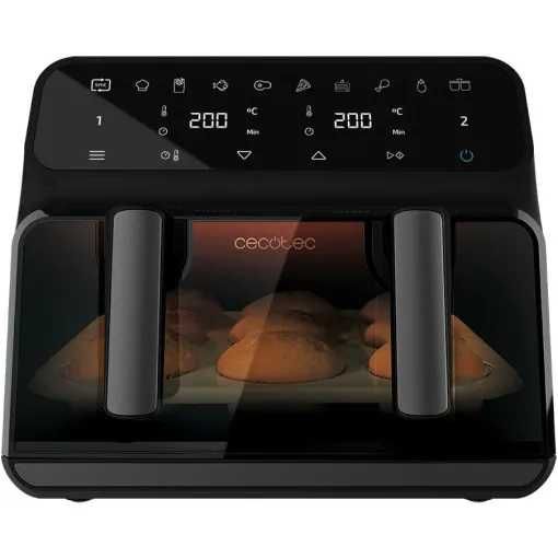 Двоен фритюрник с горещ въздух Cecotec Cecofry Advance 9000 Window 2200W 9L