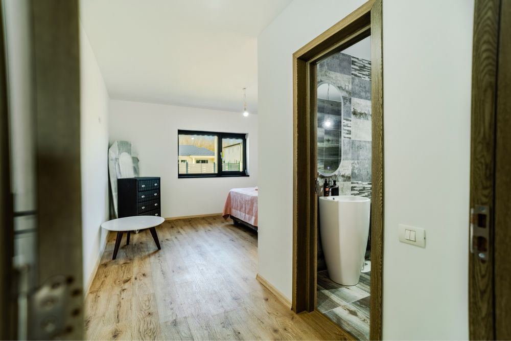 Vilă nouă de vânzare – Albota, județul Argeș | 120 mp utili | Teren 470 mp | Complet mobilată