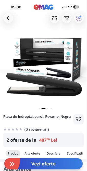 Placa par ceramica fara fir Revamp noua