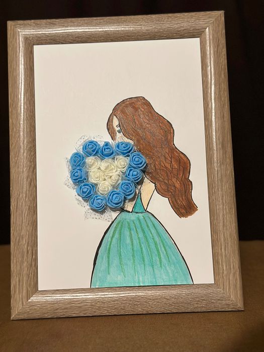 Картини “ Момичета с букети “