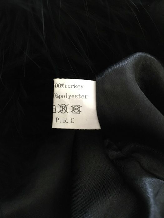 Елек от щраусови пера S/M