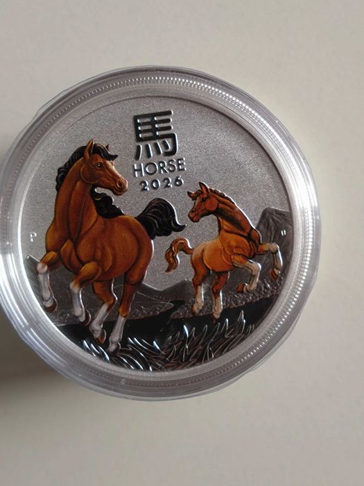Сребърни монети от "Lunar series", 1 oz, 1/2 oz,Австралия