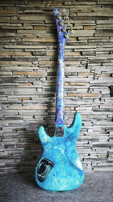 Chitara electrica bass ARIA Pro II - Made in JAPAN - toc - SWIRL - Garantie