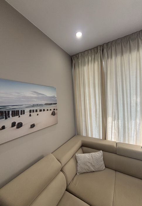 1 бр. тежки Завеси плюш  ! Цвят пясък !