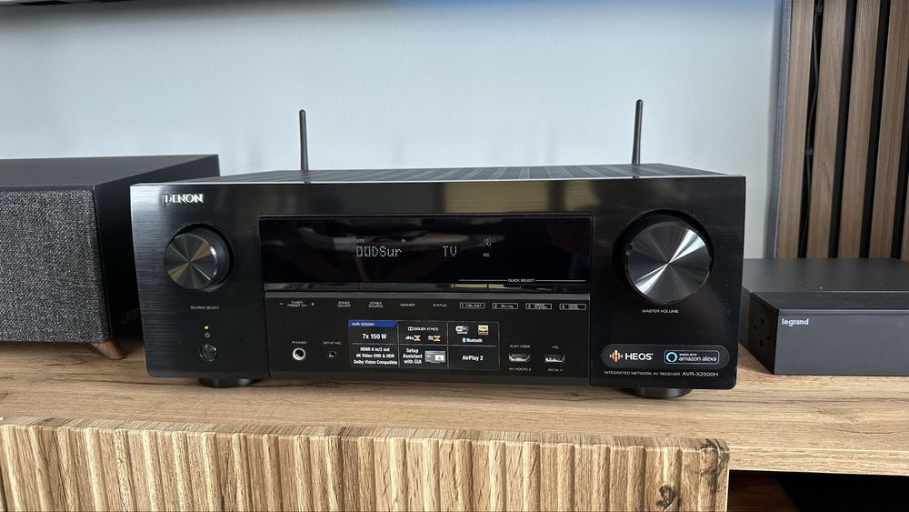 Denon AVR-X2500H 7.2 канален 4k ultra hd wi-fi heos