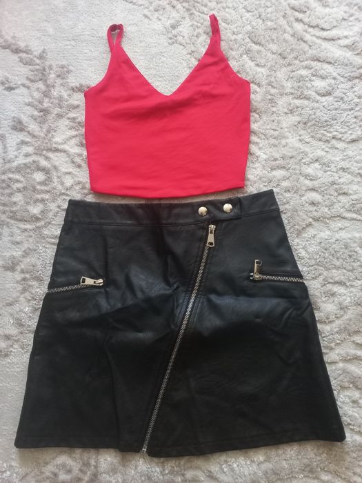 Дънкови, кожени поли и панталонче за момиченца