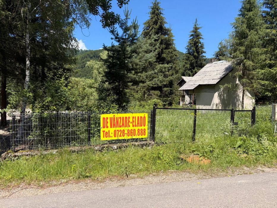 Cabană la Barajul Lesu – coada lacului, Remeți, Bulz – 2 căsuțe, teren 1030 mp, trifazic