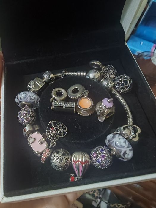 Оригинальные украшения Пандора, Сваровски, браслет, подвески, серьги