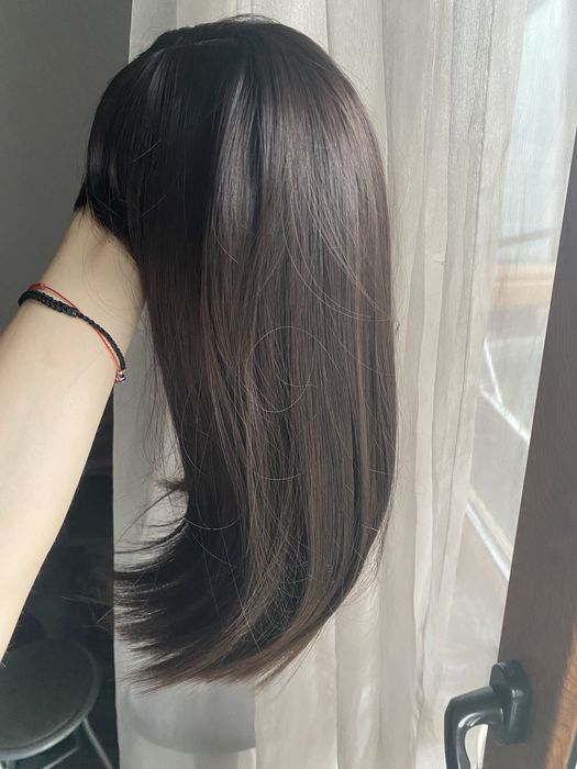 НОВА Къса естествена перука! 100% високо качество