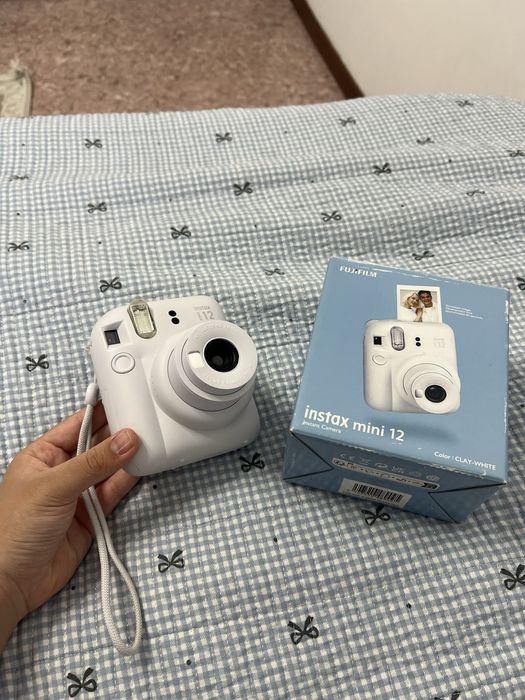 instax mini 12 цвет:SLAY-WHITE