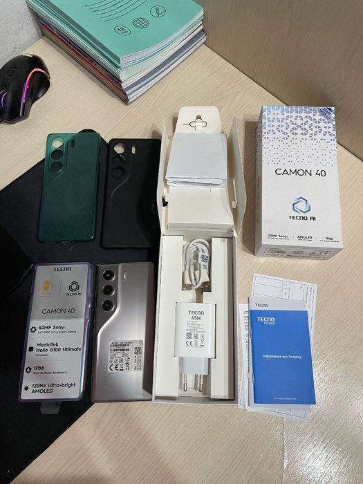 Tecno CAMON 40 8/256 на гарантии