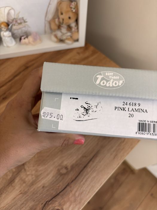 Бебешки кожени обувки Todor