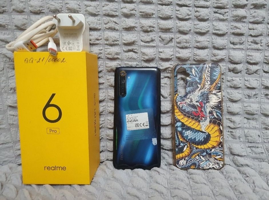 Srochna sotiladi Realme 6 Pro 8/128GB Orginal Karobka dakument Bor