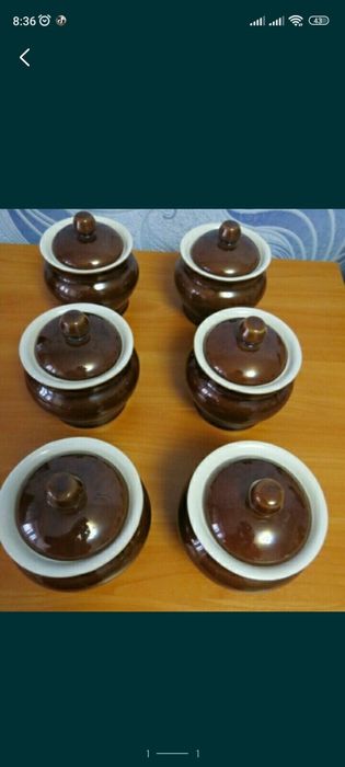 Посуда для духовки. Горшки.